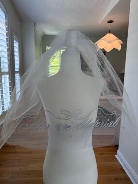 Marriage Material bridal party veil